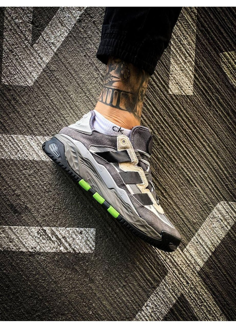 КРОСІВКИ ЖІНОЧІ ADIDAS NITEBALL GREY FIVE АДІДАС НАЙТБОЛ No Brand сірі демісезони (369389714)
