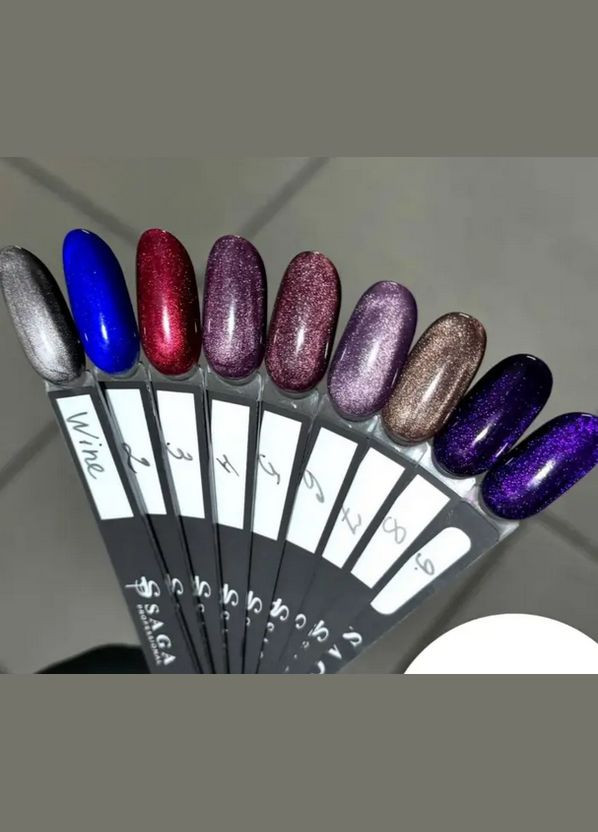 Подарунковий набір гель лаків. Новорічний подарунок. Набір гель лаків. Набір №2 Saga (342376327)