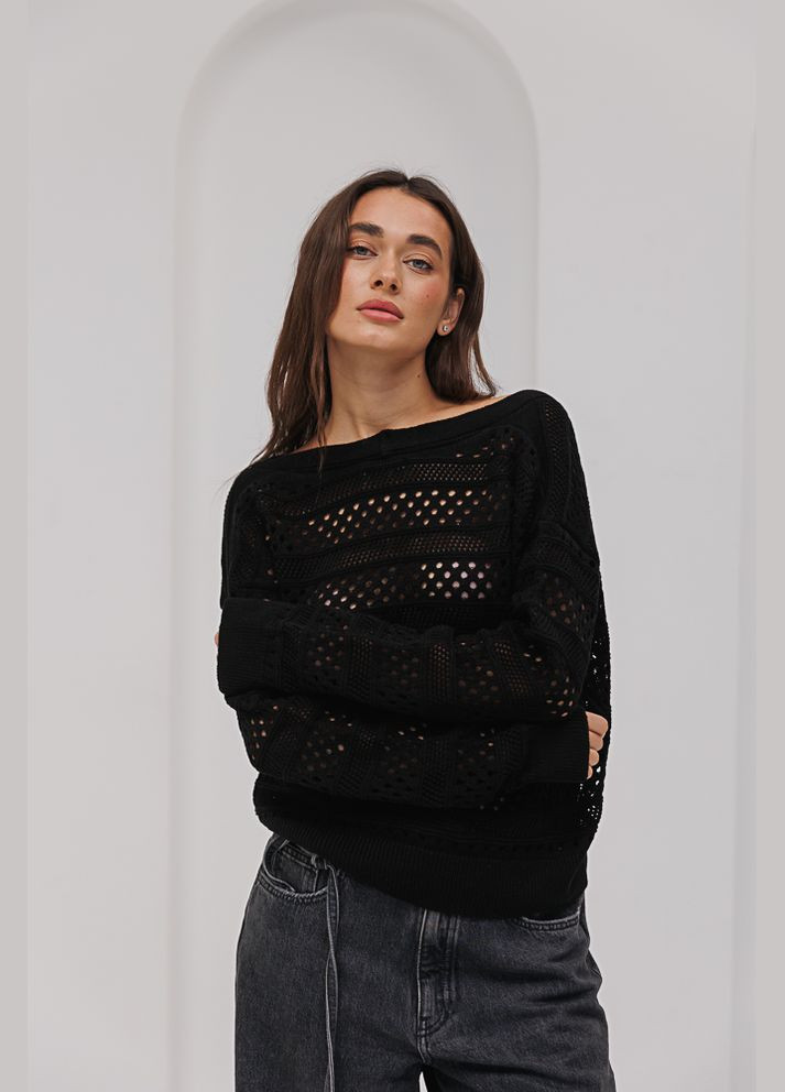 Черный демисезонный кардиган Arjen