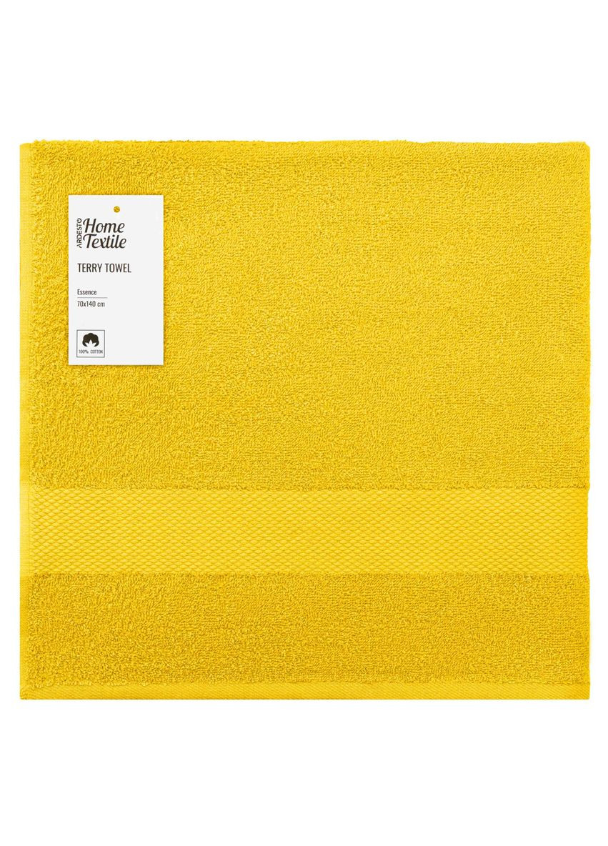 Рушник банний EssenСe ART2270YE 70х140 см жовтий Ardesto комбінований