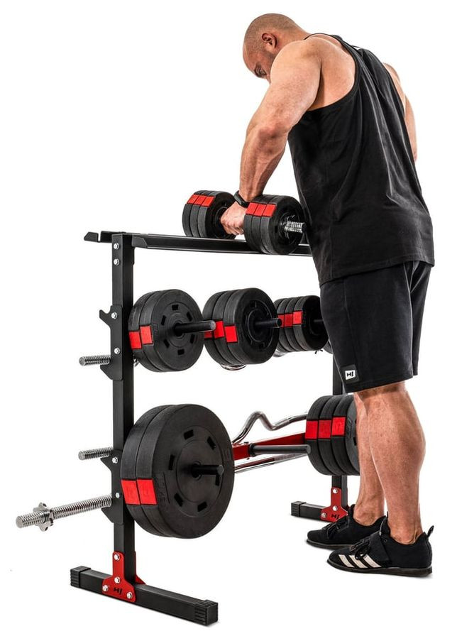 Стойка под диски, грифы и гантели HS-1007A Hop-Sport (303126779)