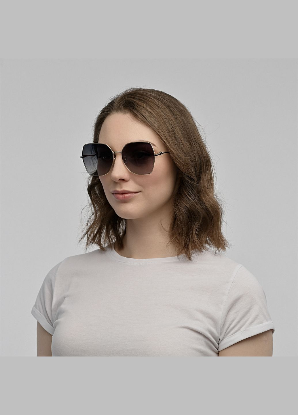 Солнцезащитные очки с поляризацией Фэшн-классика женские LuckyLOOK 627-346 (289360416)