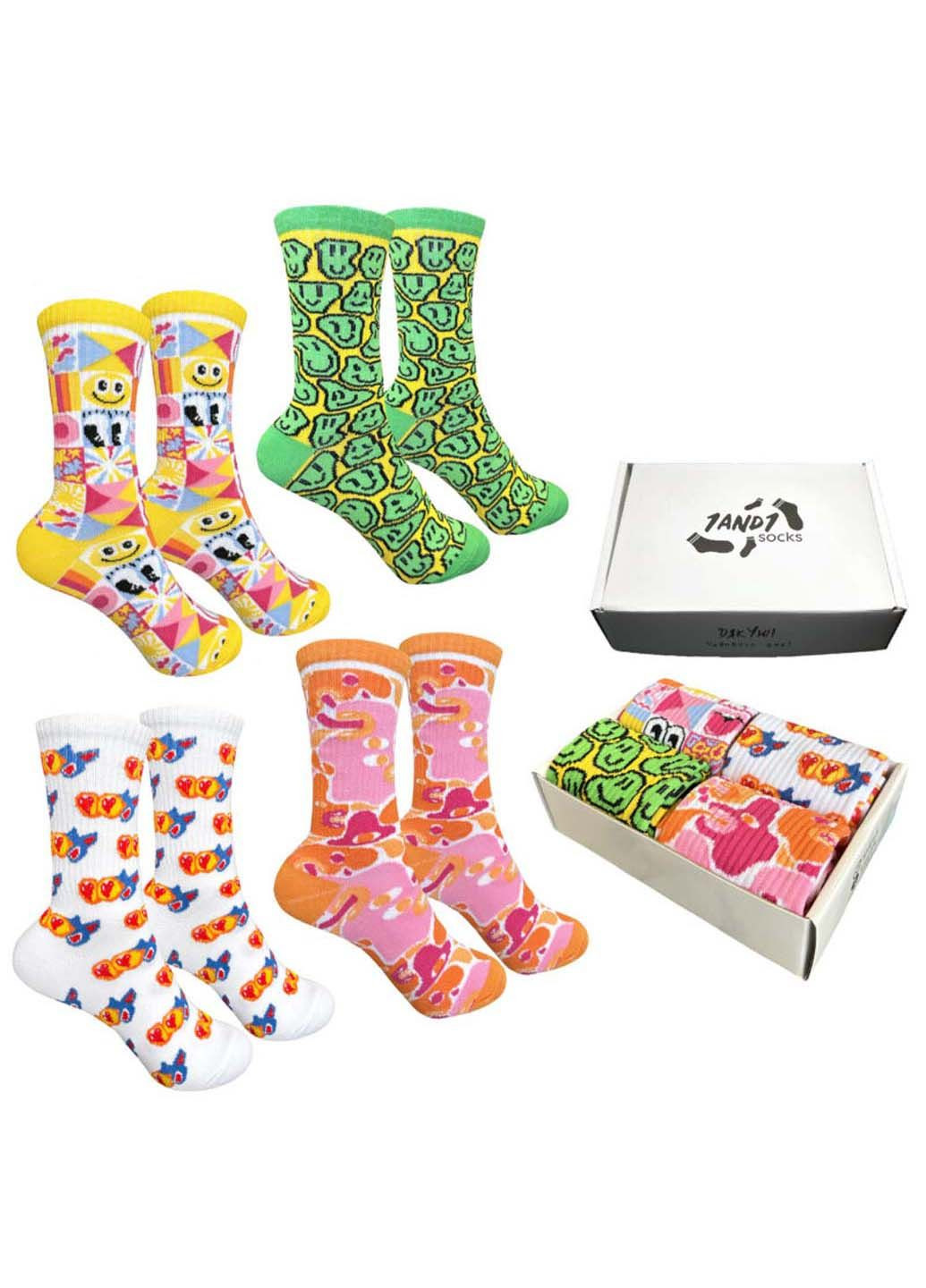 Комбинированные мужские носки 1and1 (348467134)