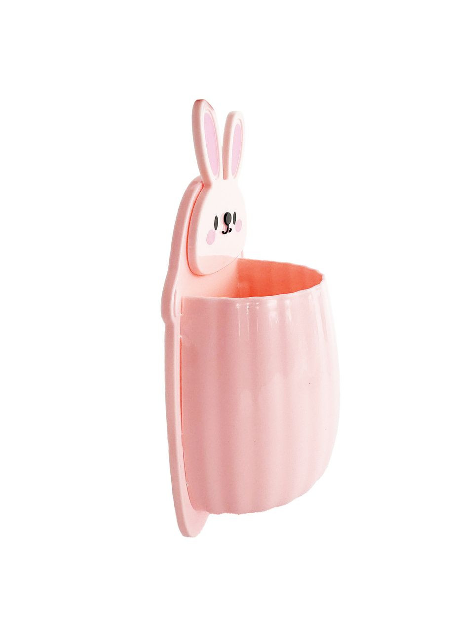 Тримач для зубних щіток настінний Кролик Pink No Brand (366304115)