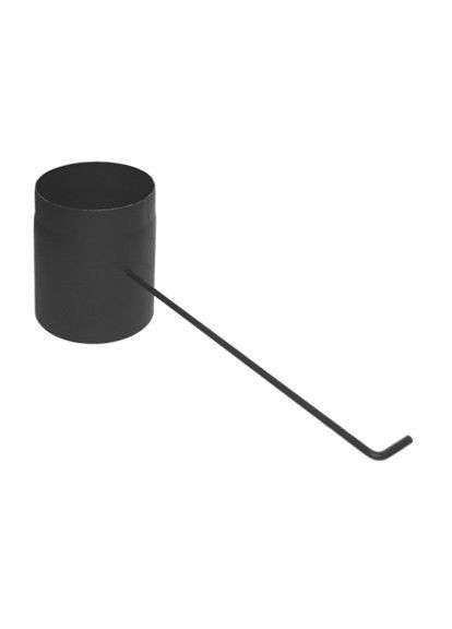 Шибер на дымоход Ø 200 черная сталь 2 мм Darco (370385907)