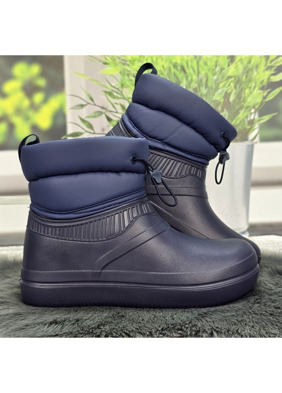 Зимние сапоги женские зимние на пеночной галоше утеплены мехом Dago Style