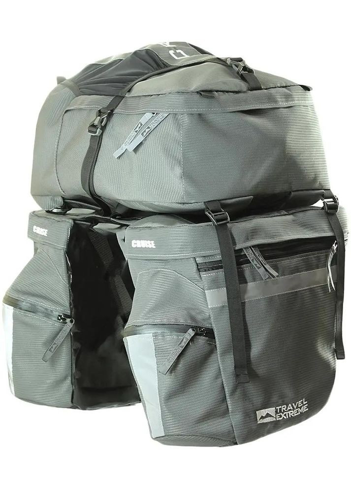 Велобаул Travel Extreme TE Cruise 50L Gray No Brand (316437398)