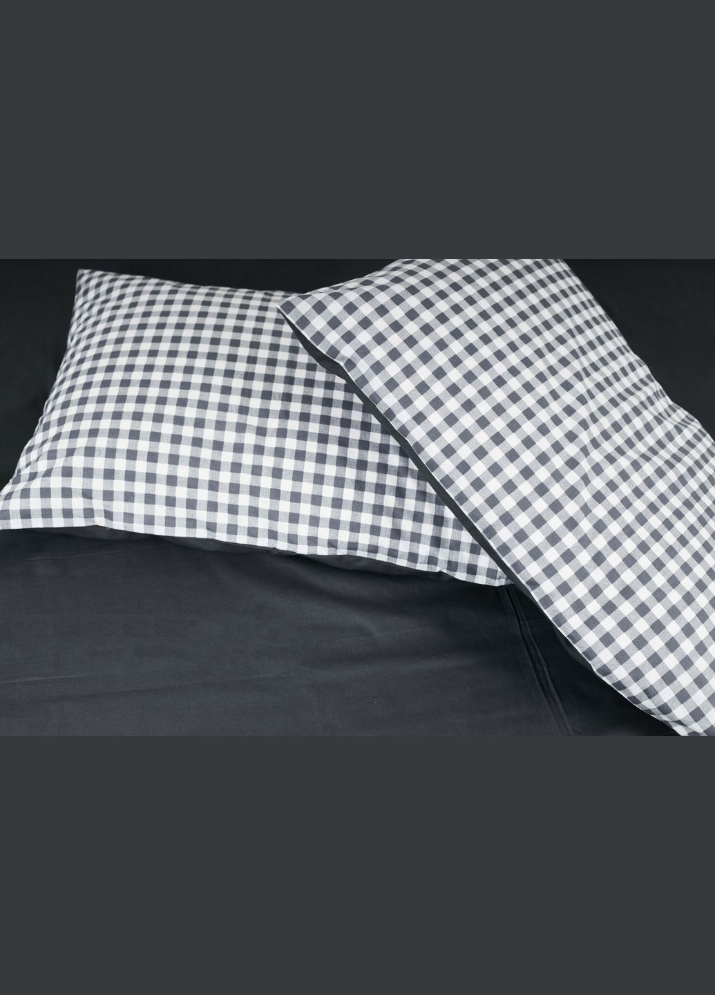 Комплект постельного белья полуторный 143х210 наволочки 2х40х60 Ranforce Elite (MS-820000015) Moon&Star Gray Square (284416126)