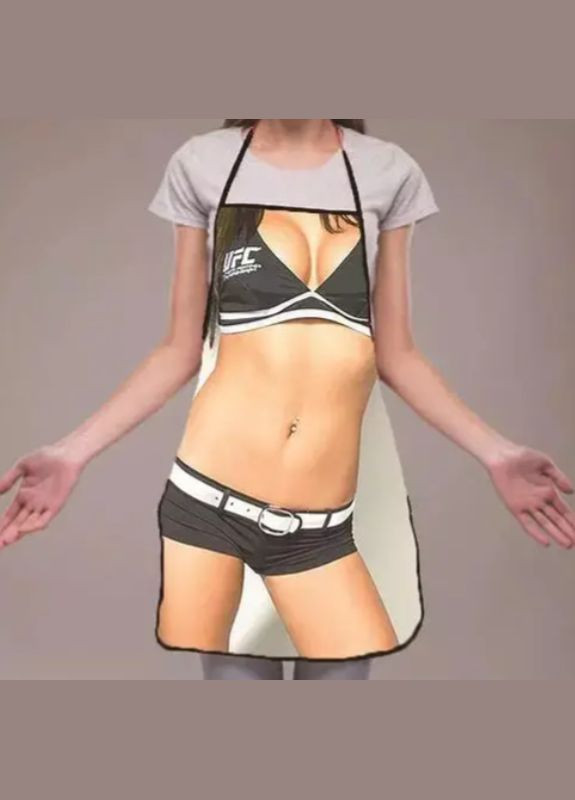 Фартук с приколом Девушка в спортивном купальнике 75 на 60 см разноцветный Jannet Фартух (318561776)