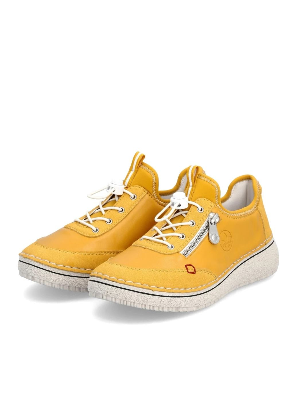 Желтые всесезонные кроссовки (р) экокожа/текстиль 0-1-1-50962-68 Rieker