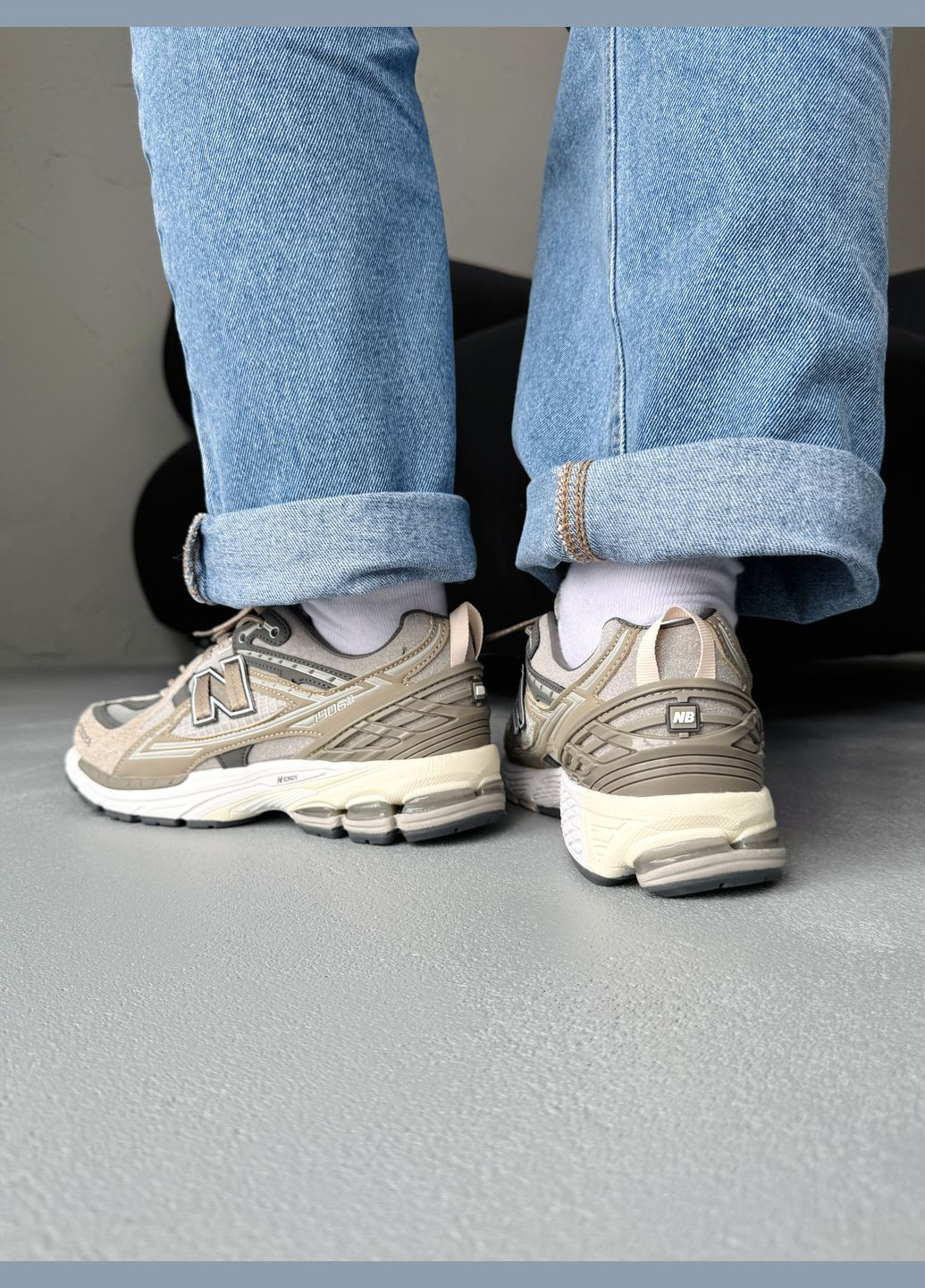 Кроссовки женские и мужские New Balance 1906D Brown Silver | Нью Баланс 1906 коричневые No Brand коричневые демисезоны (340916024)