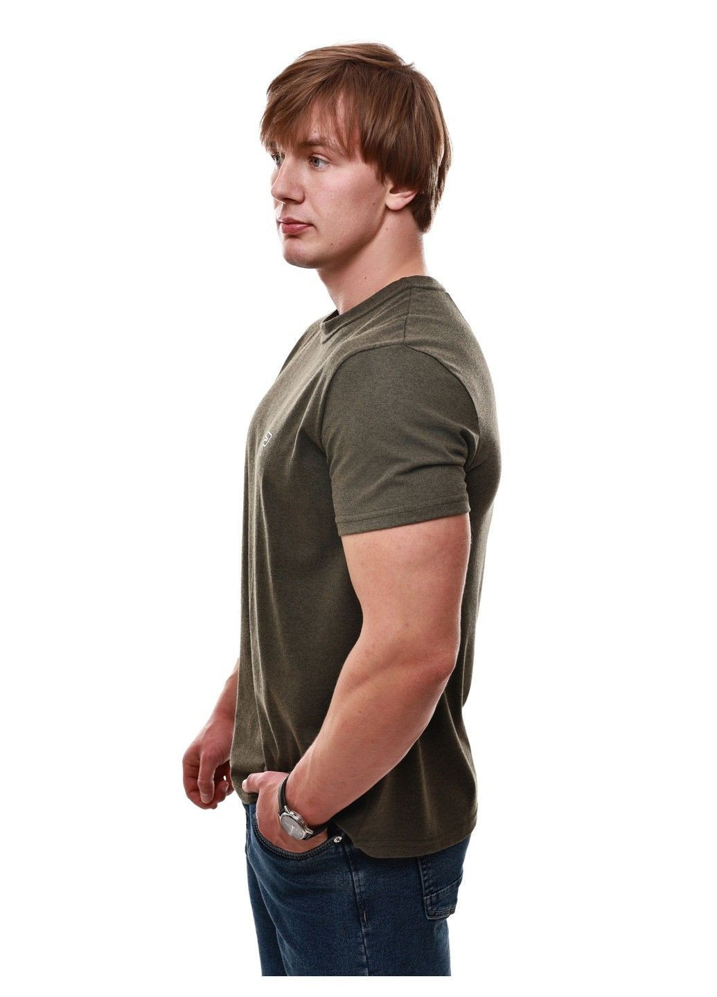 Хакі (оливкова) футболка чоловіча Dioni