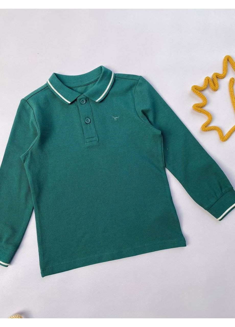Зеленая детская футболка-поло для мальчика для мальчика George
