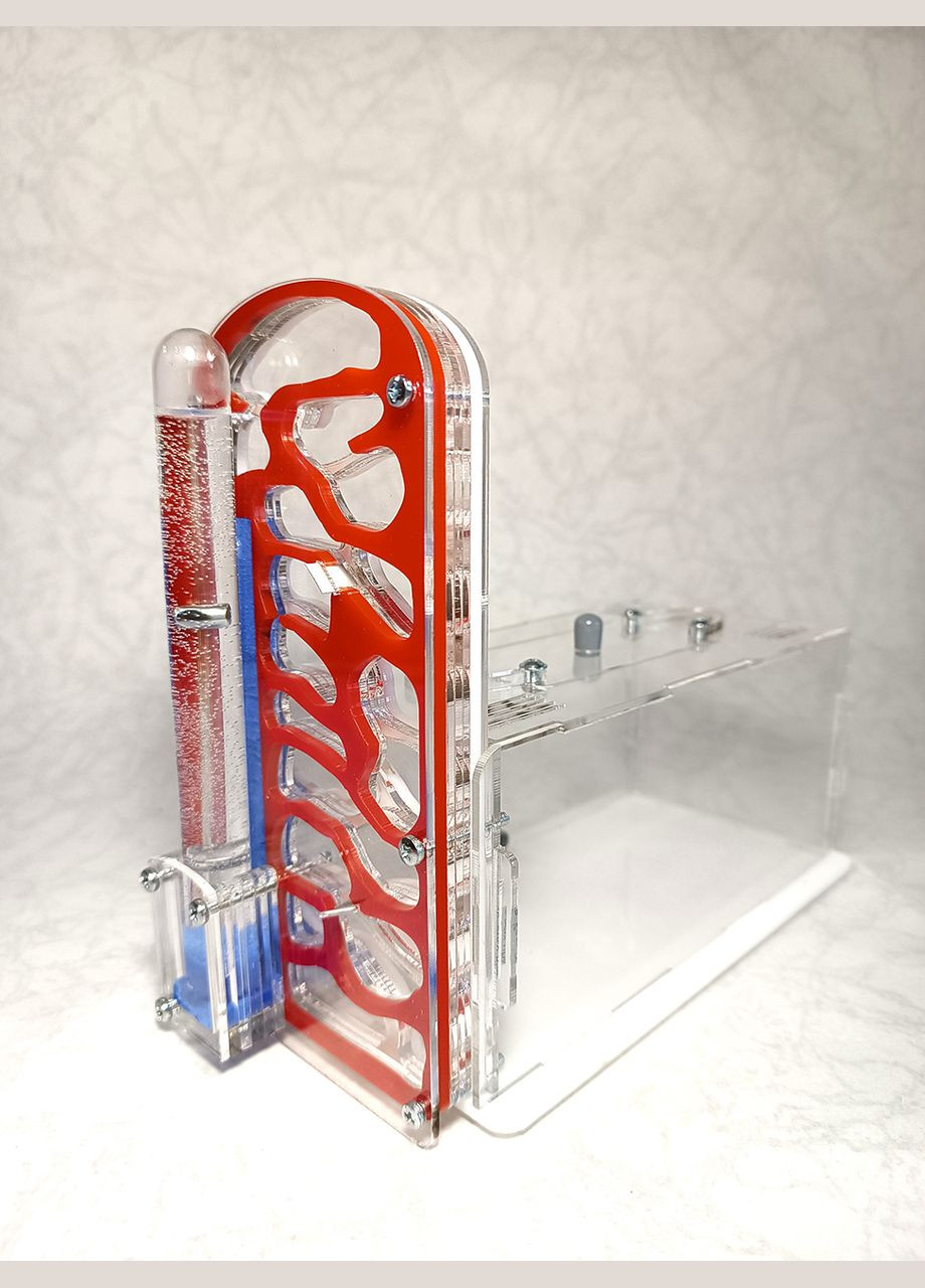 Муравьиная ферма (формикарий) вертикальная (красная) + муравьи-жнецы. Полный комплект No Brand AntTown (314827856)