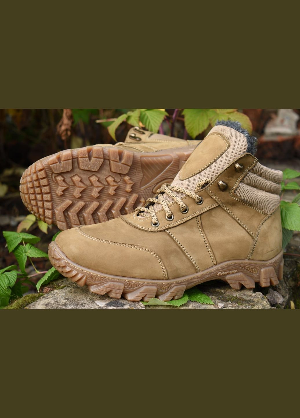 Чоловічі Зимові Тактичні Берці. 36-48р Койот. З Натуральної шкіри! MSZM-1024 No Brand (301148002)