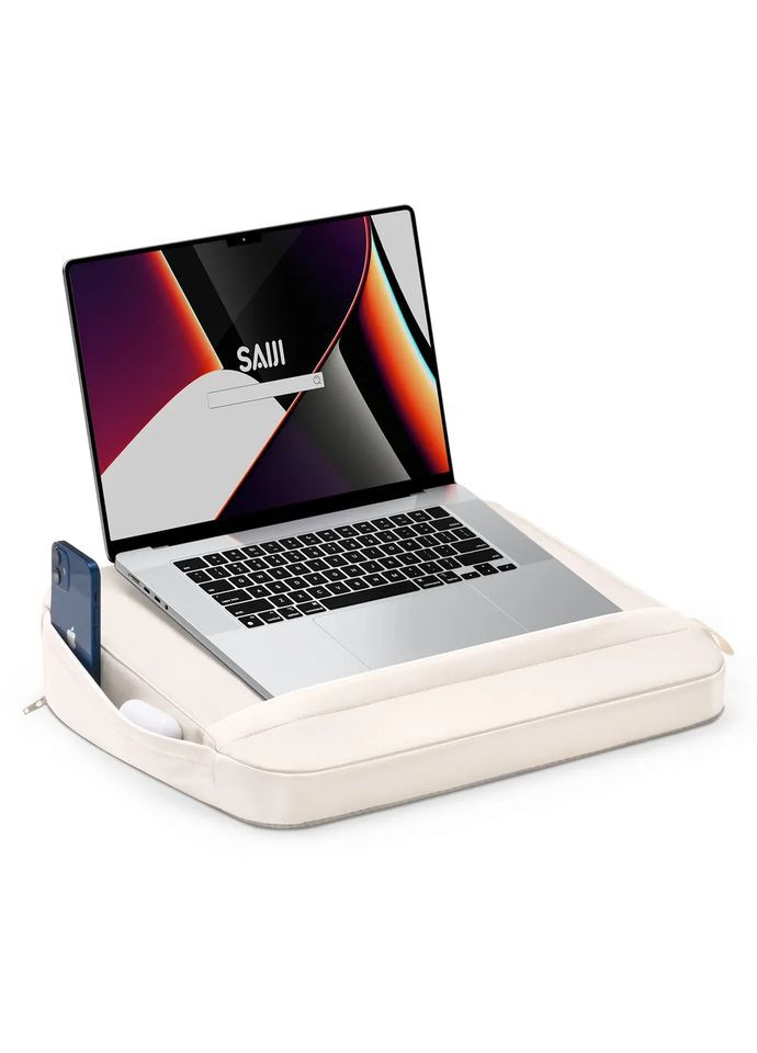 Підставка для ноутбука GX1S, подушка з тримачем для телефону, Beige VHG (334305205)