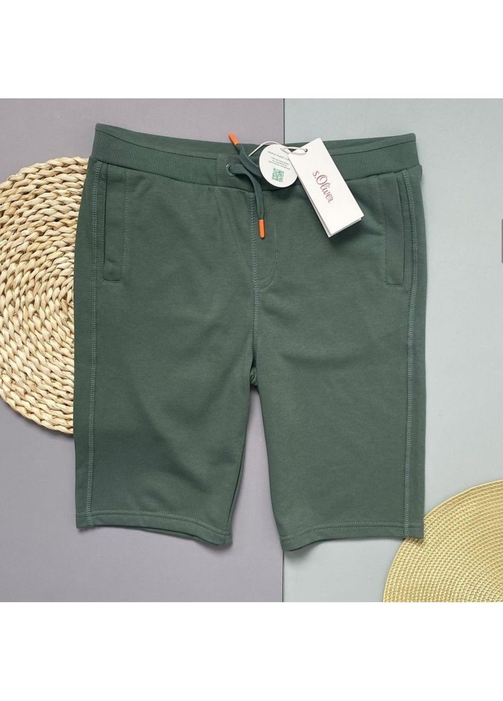 Шорты подростковые на мальчика, зеленые. S.Oliver (333334481)