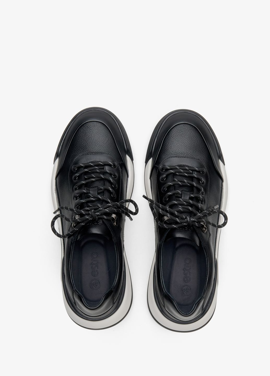 Черные туфли, цвет черный Estro