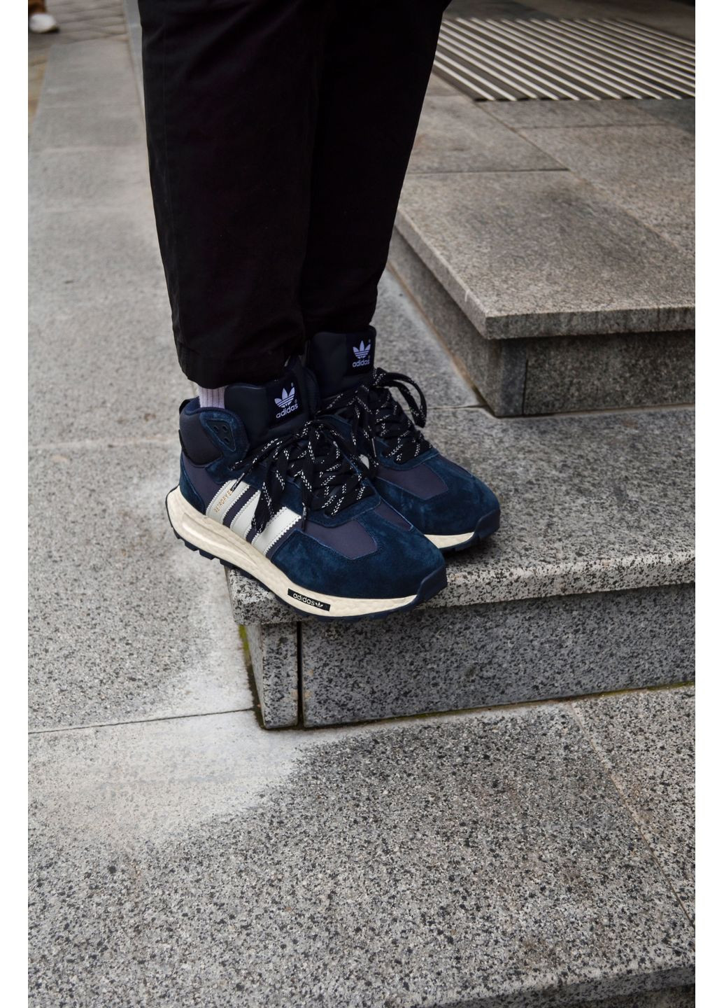 Цветные демисезонные кроссовки мужские adidas retropy e5 blue адидас ретропи е5 No Brand