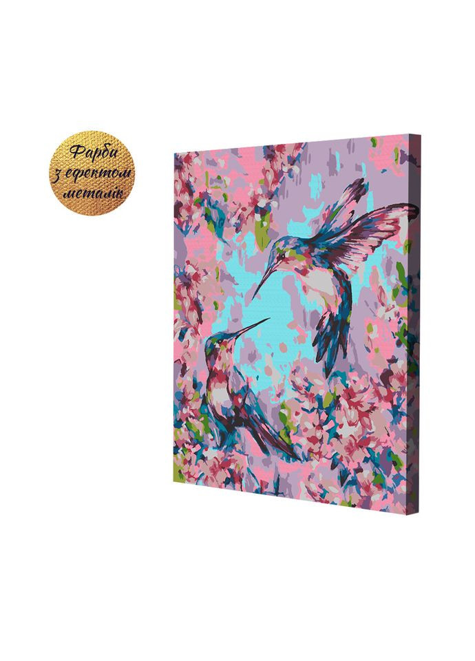 Набір картин за номерами з металевими фарбами Весняний сад (ITR-110) 2 шт в наборі Riviera Blanca (322774055)