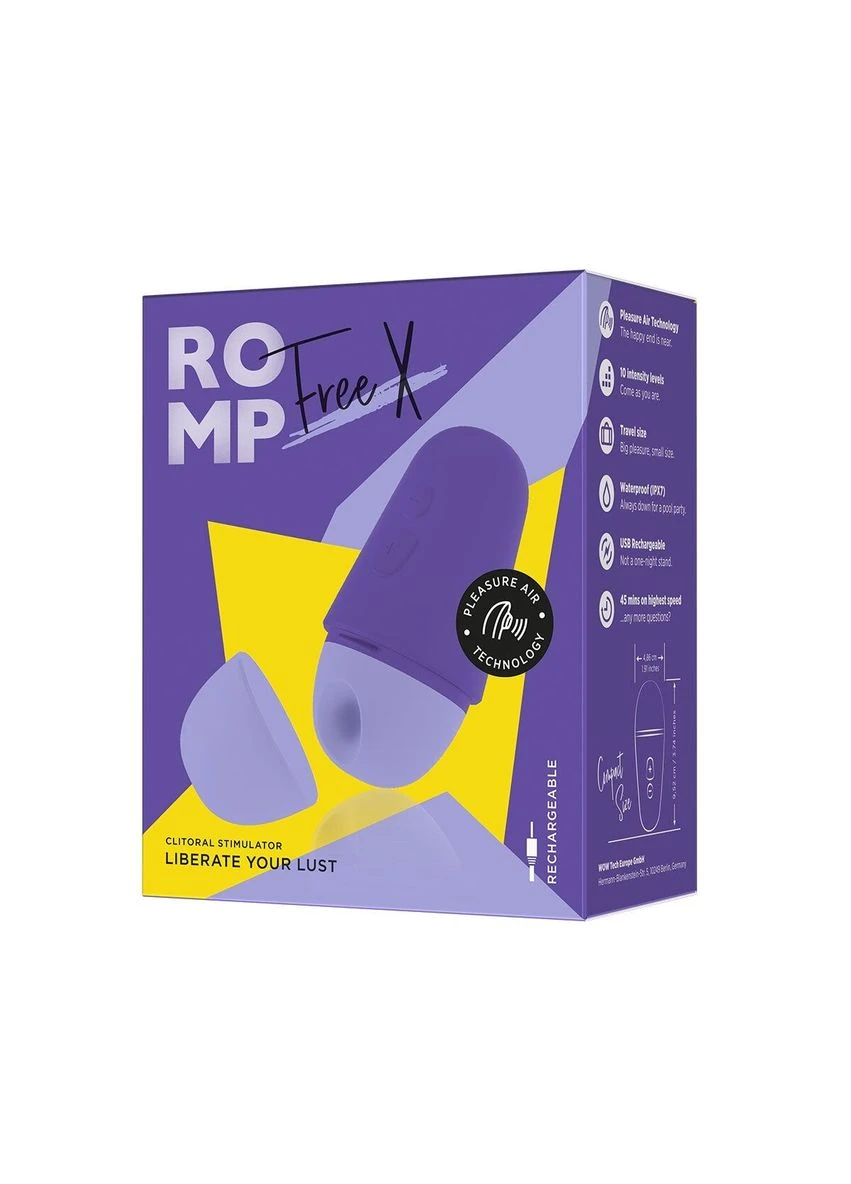 Вакуумний кліторальний стимулятор Free XRomp 19346 Romp (392050576)