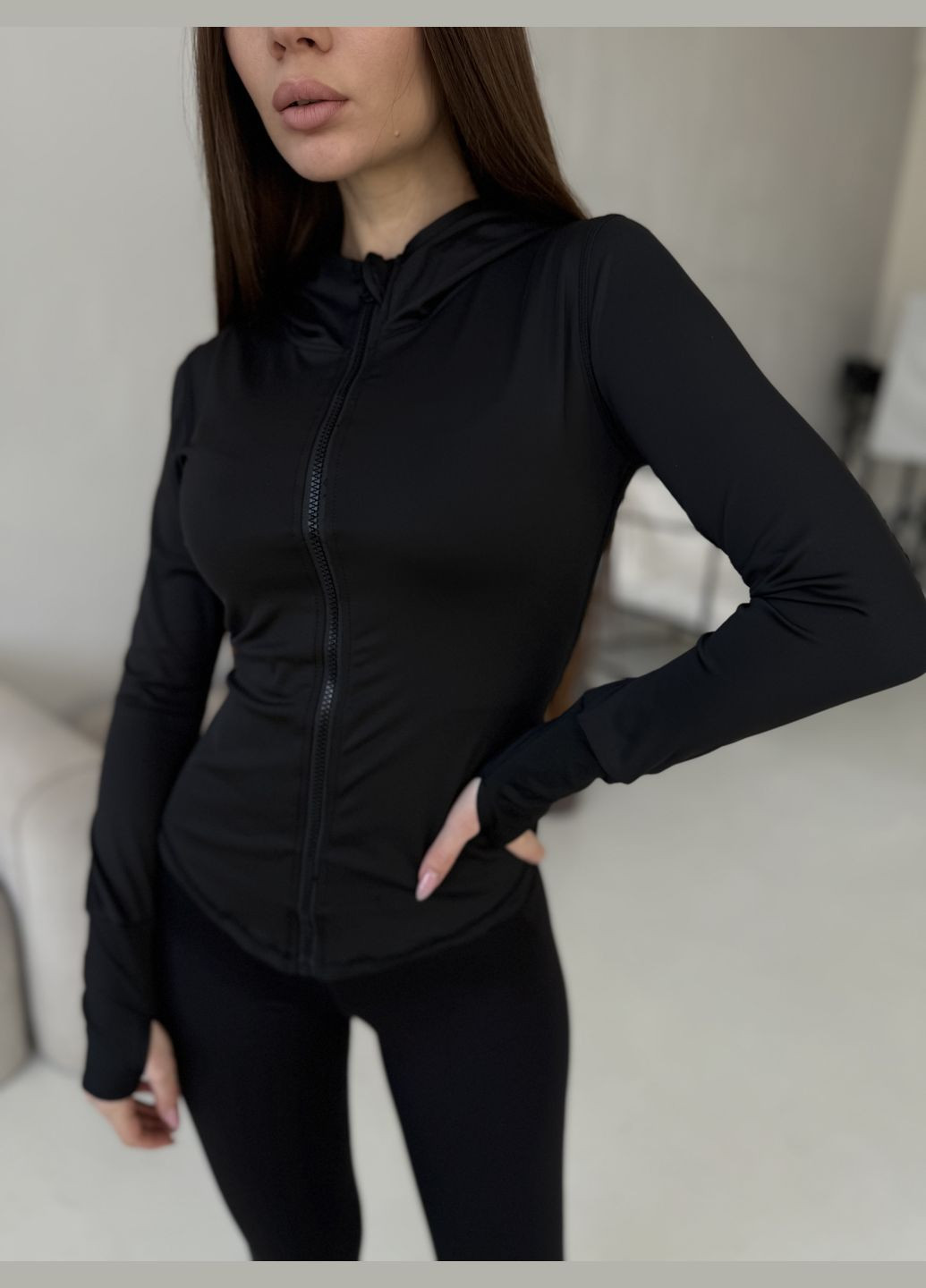 Спортивна жіноча кофта на блискавці Soda (323204095)