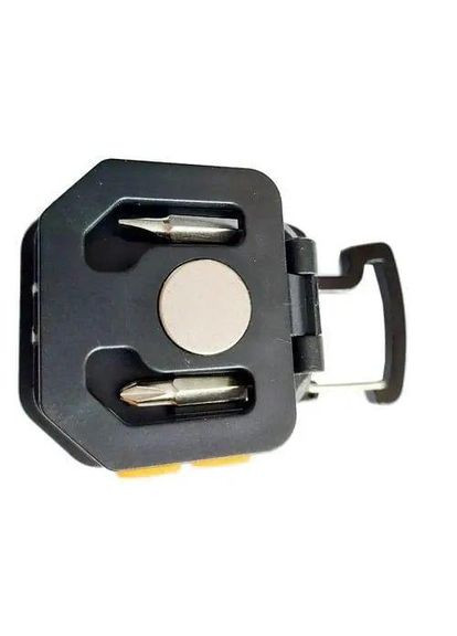 Міні ліхтарик брелок RB-438 COB білий жовтий червоне світло кишеньковий світильник з карабіном відкривачкою IP44 Rablex (313110757)