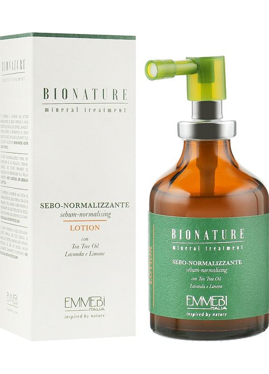 Лосьон себонормализующий с маслом чайного дерева BioNatural Mineral Treatment Sebum-Normalising Lotion 50ml (866511-69523) Emmebi Italia (368659359)