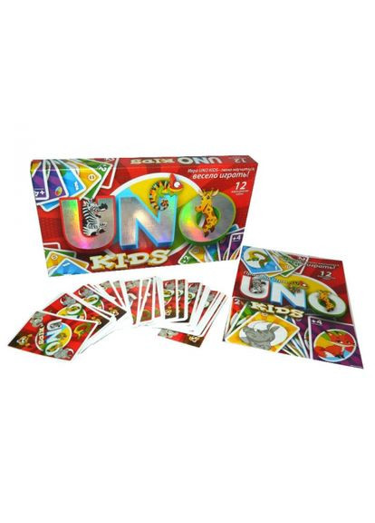 Игра настольная UNO Kids 7402DT SPG11 маленькая Danko Toys (363203914)