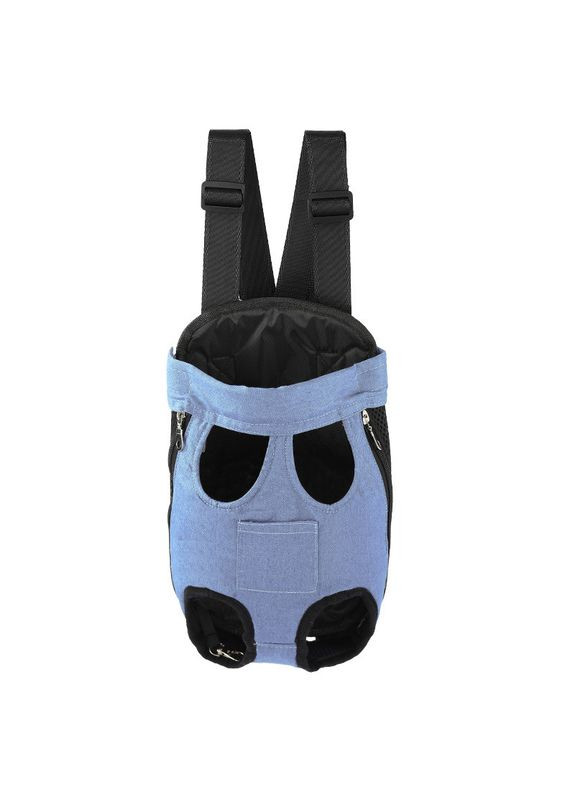 Рюкзак-кенгуру для животных SY210814 Light Jeans с карманом для котов и собак 4шт Lesko (356500295)