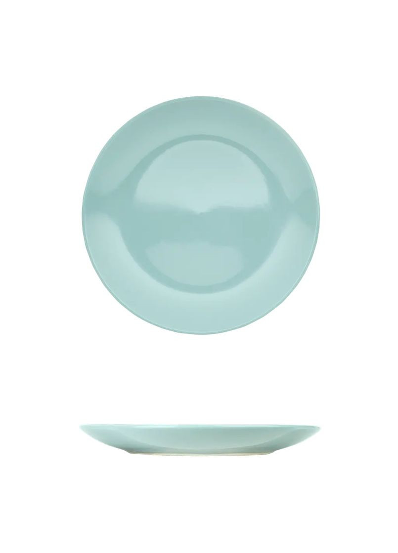 Тарілка десертна Well Done WD-5023G 20 см бірюзова WellDone (349220694)