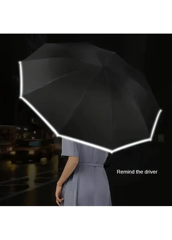 Бордова парасолька автомат світловідбиваючий10 спц середня система антивітер, захист від уф (365268086)