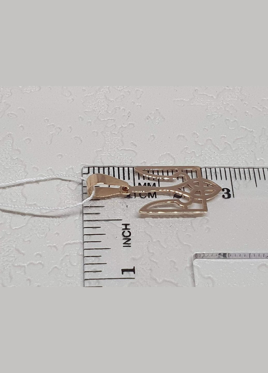 Золота підвіска Тризуб. 310167_Б FAVORITUM (273257962)