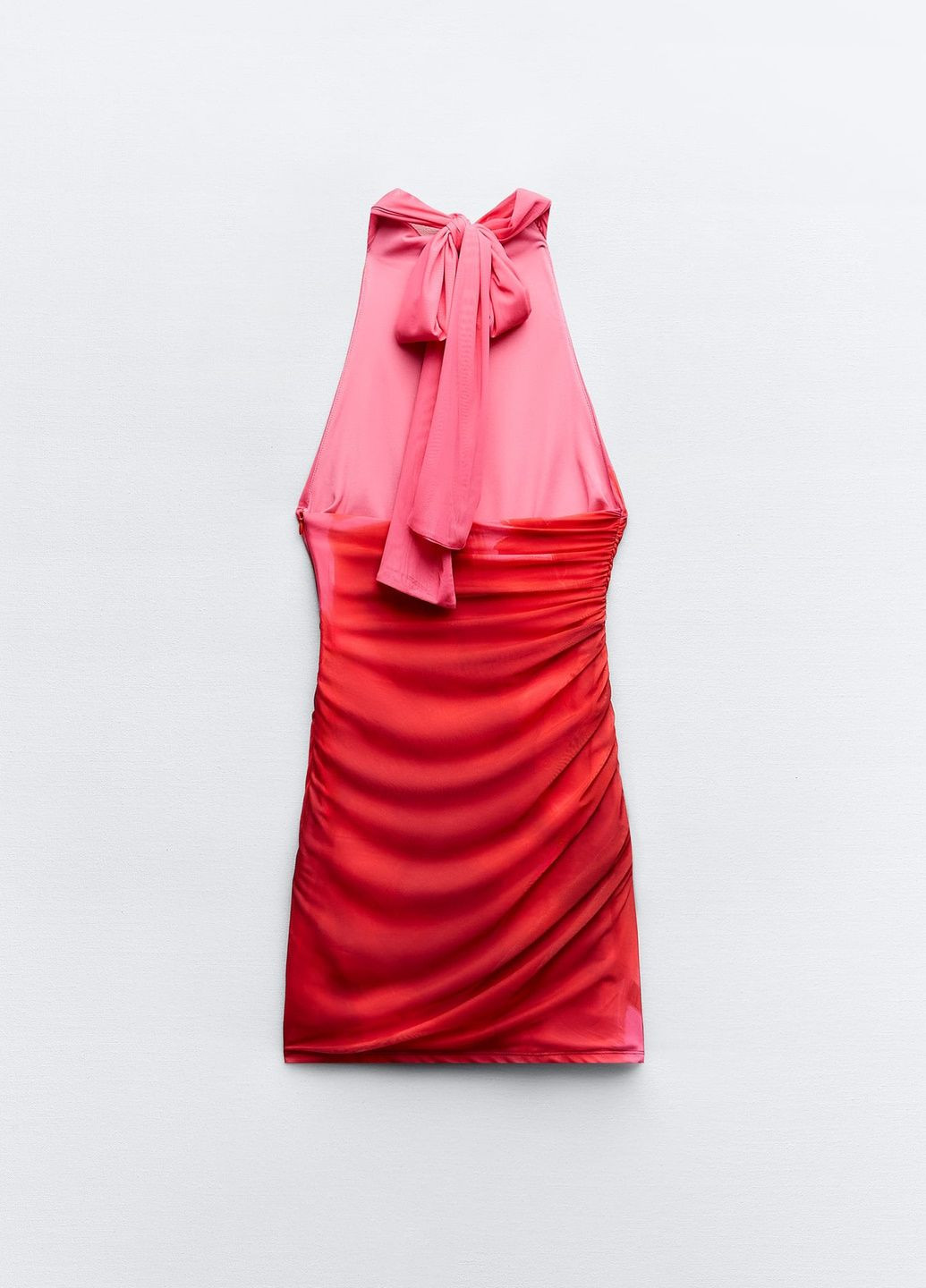 Красное праздничный платье Zara однотонное