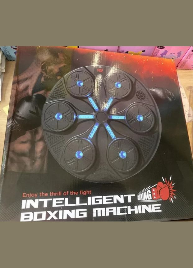 Тренажер для боксу з шістьма мішенями з LED підсвічуванням з рукавичками та музикою (2104618507) No Brand (325684110)
