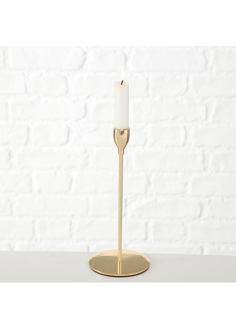 Набір 3-х підсвічників Мальте метал золото h23-33 см (1001291) Boltze (373930518)