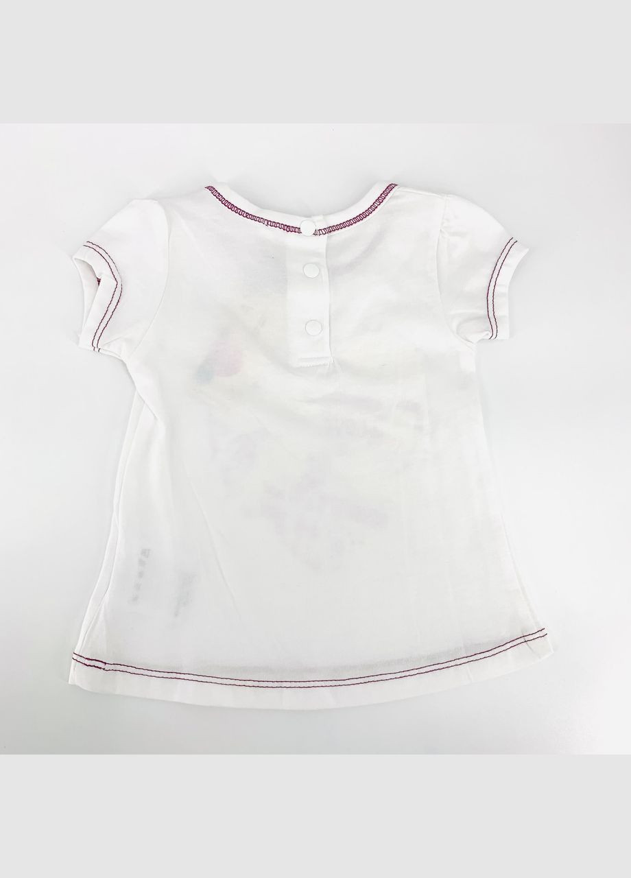 Біла демісезонна футболка, арт. 151-0062/6, біла/серце, 92 см, 2 роки Bubble Kids