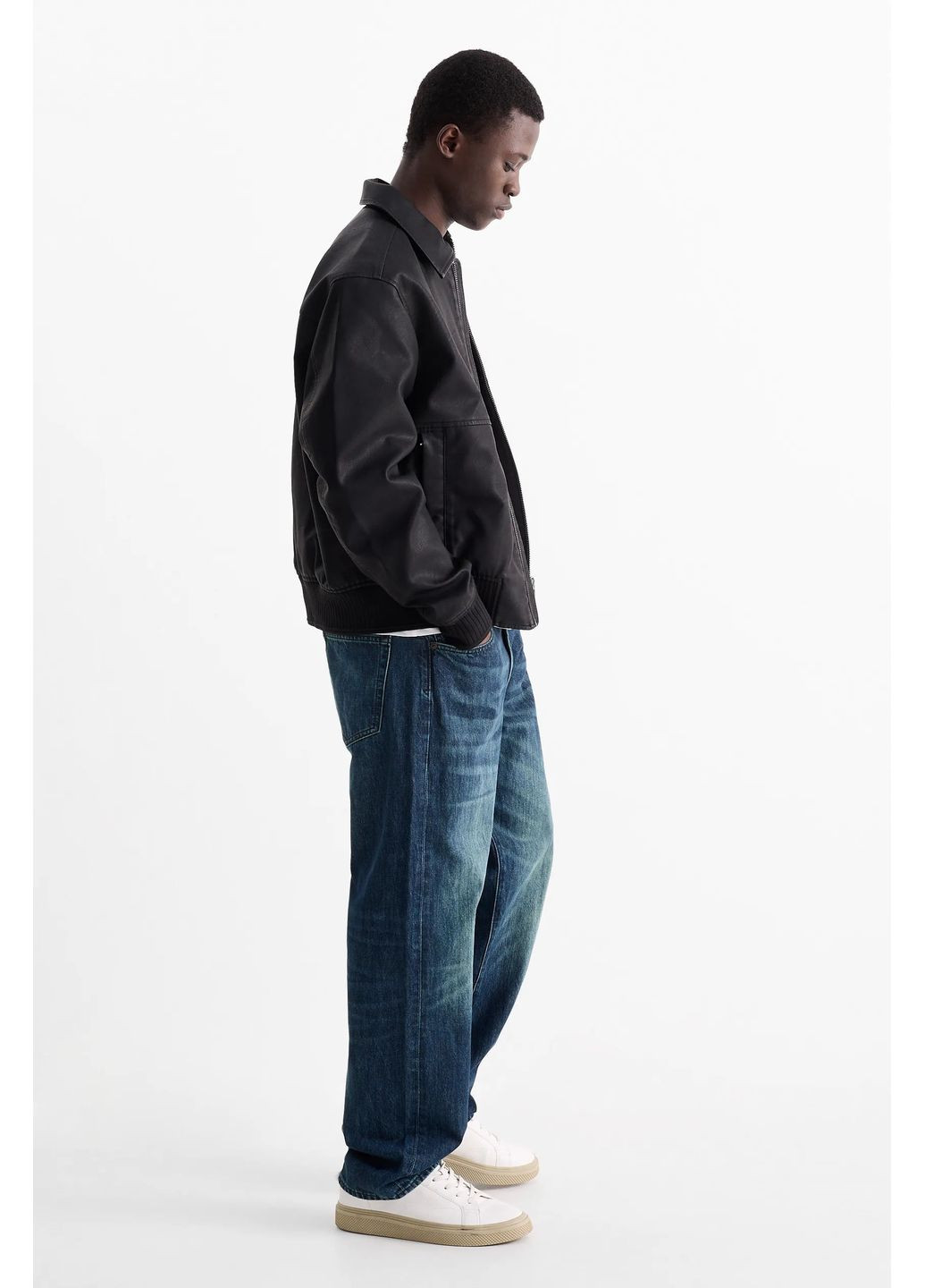 Синие демисезонные джинсы relaxed C&A