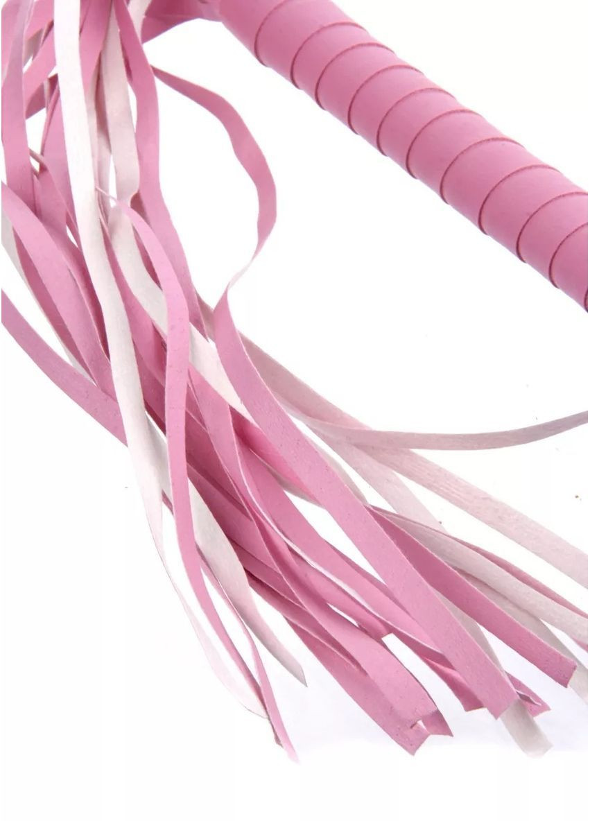 Довгий шкіряний батіг з рукояткою нагайка для рольових ігор хлист з еко шкіри кнут унісекс атрибутика для дорослих пар 44 см Cindylove (368999763)