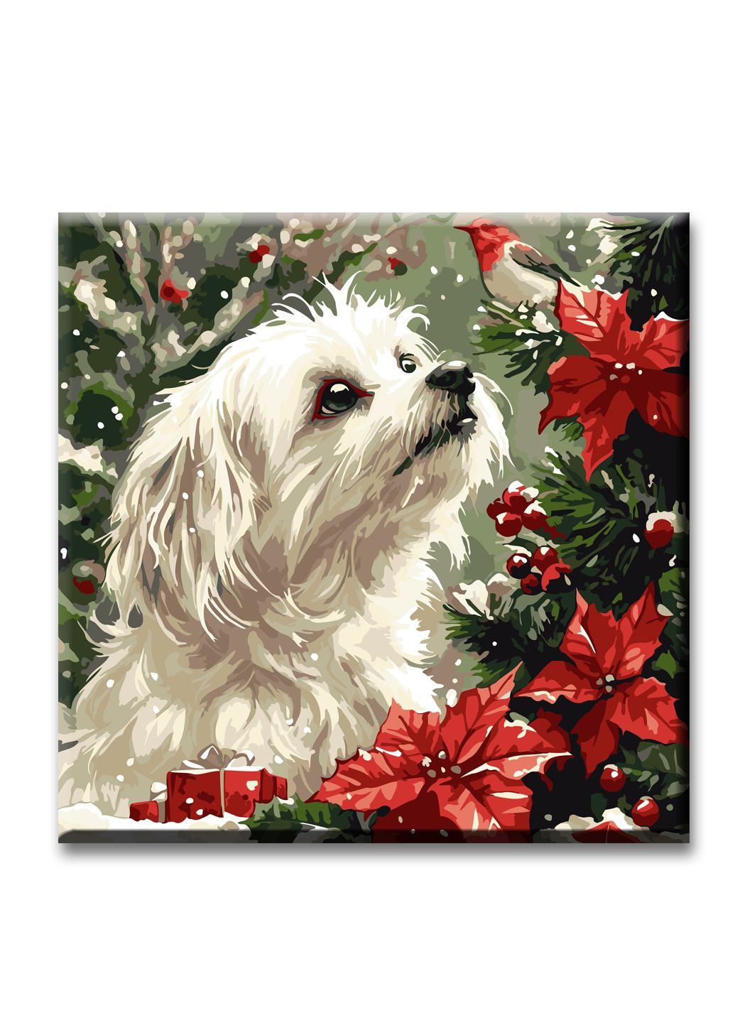 Картина за номерами 30*30 см Новорічне диво ArtStory (314466693)