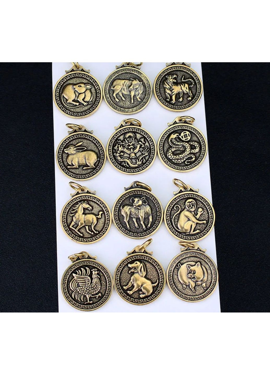 Латунный брелок со знаком зодиака по китайскому календарю и символом удачи и богадства КРОЛИК (ЗАЯЦ) No Brand (306815523)