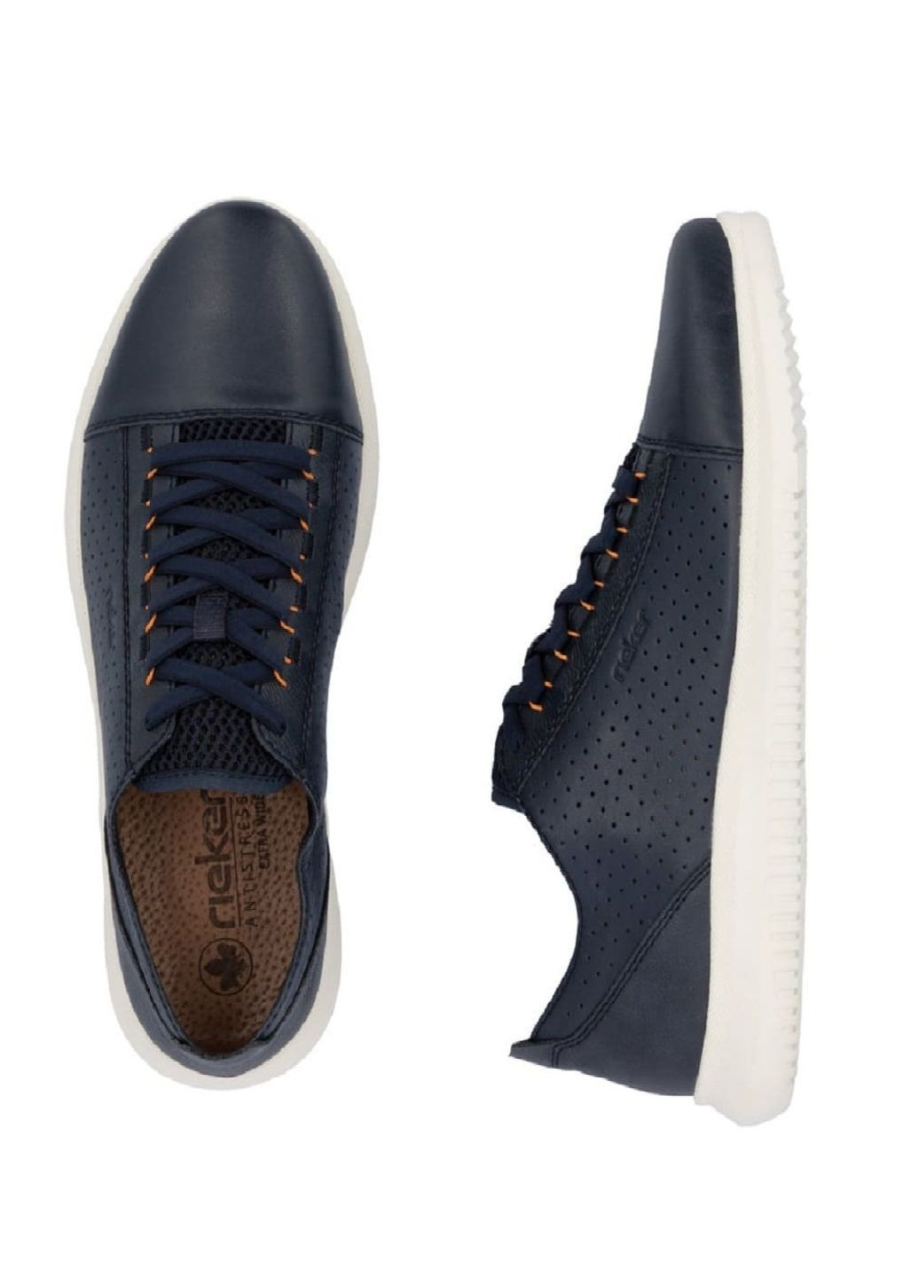 Синие повседневные туфли Rieker