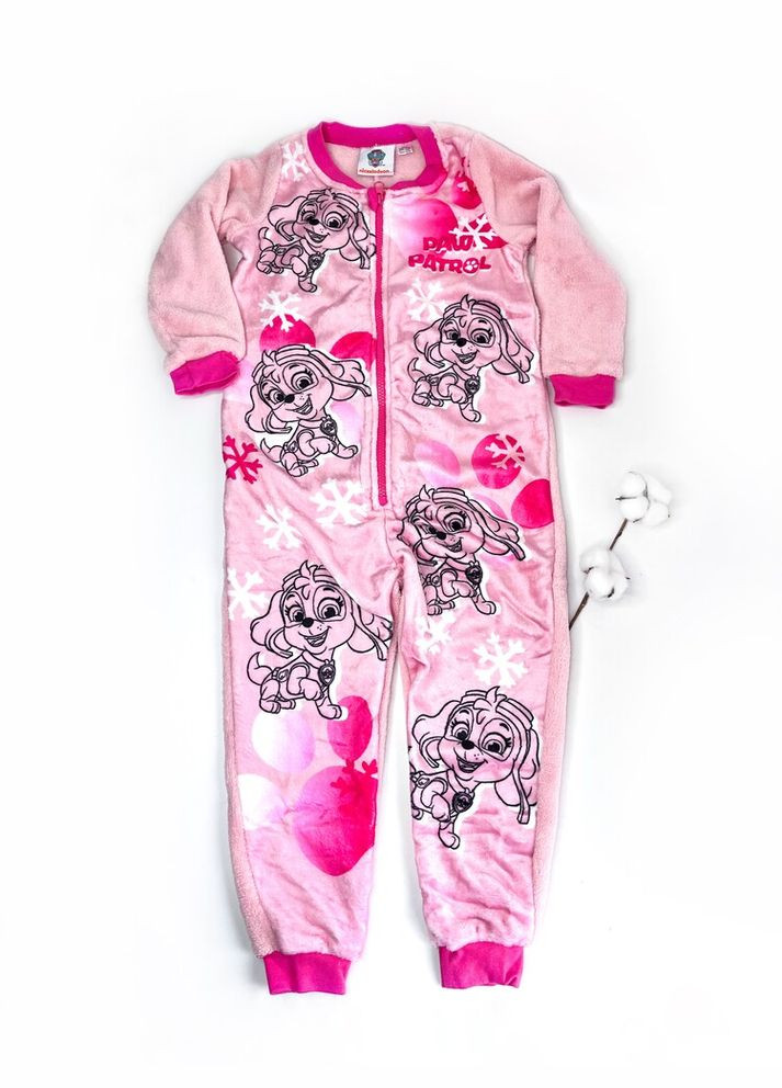 Рожева піжама кігурумі 116 см рожевий артикул л819 Nickelodeon
