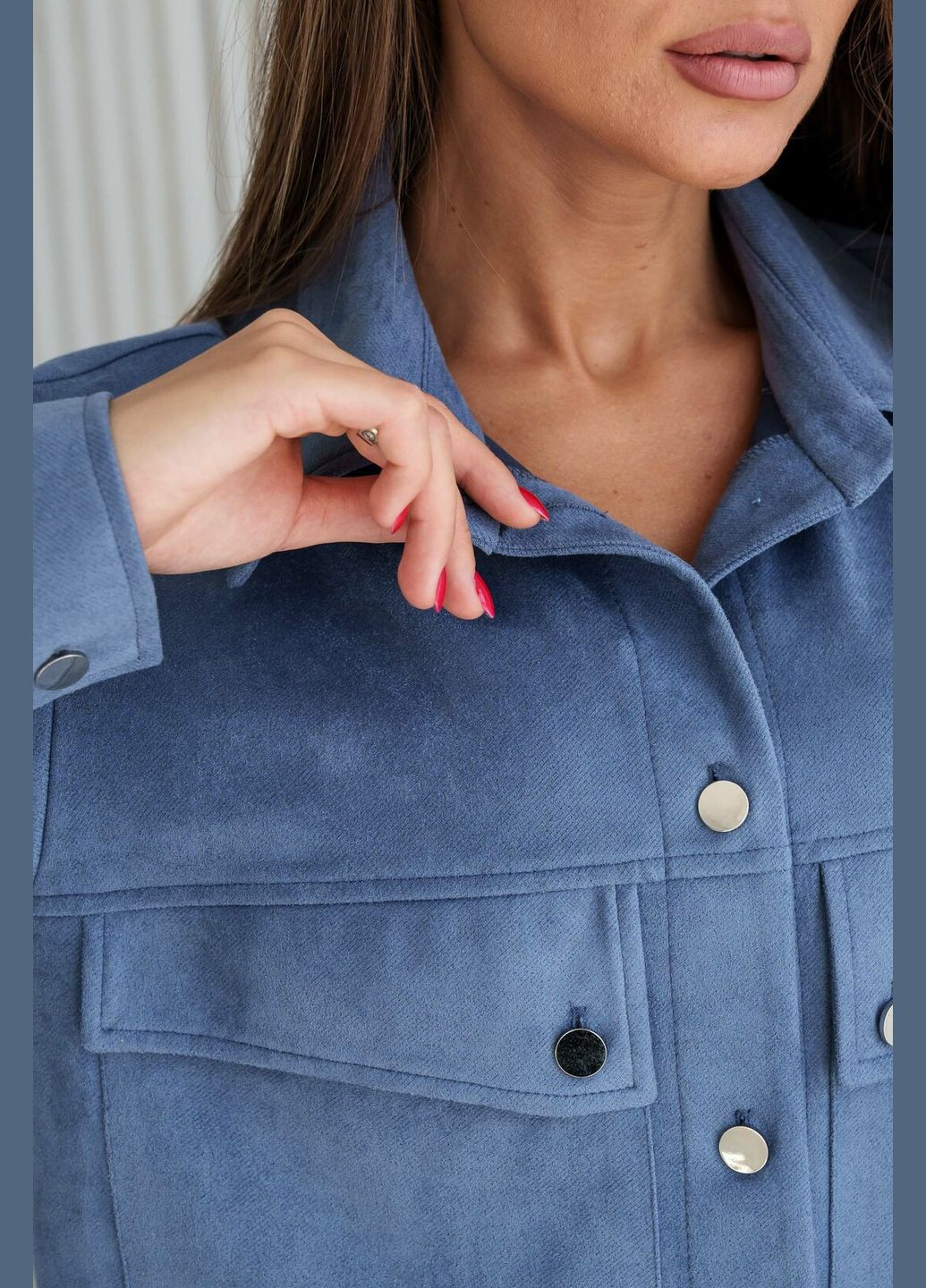 Синяя повседневный рубашка RiMari
