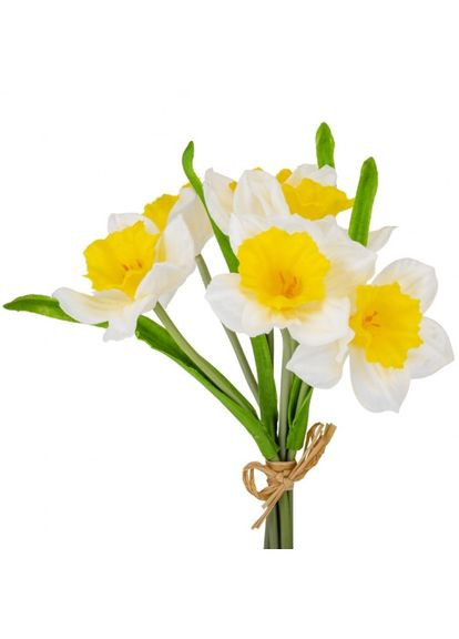 Букет нарцисів Муза білий (9160-051) ELISEY (362413372)