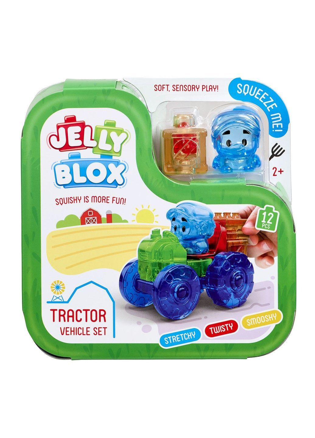 Сенсорный конструктор – Красочный трактор Jelly Blox (364237670)