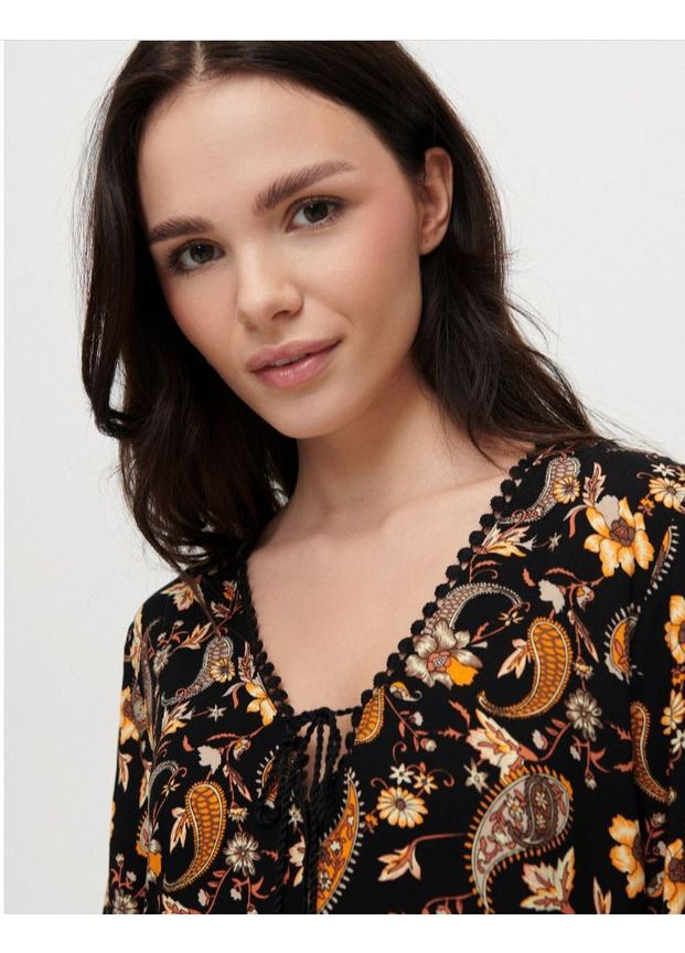 Черное платье весенне-летнее House