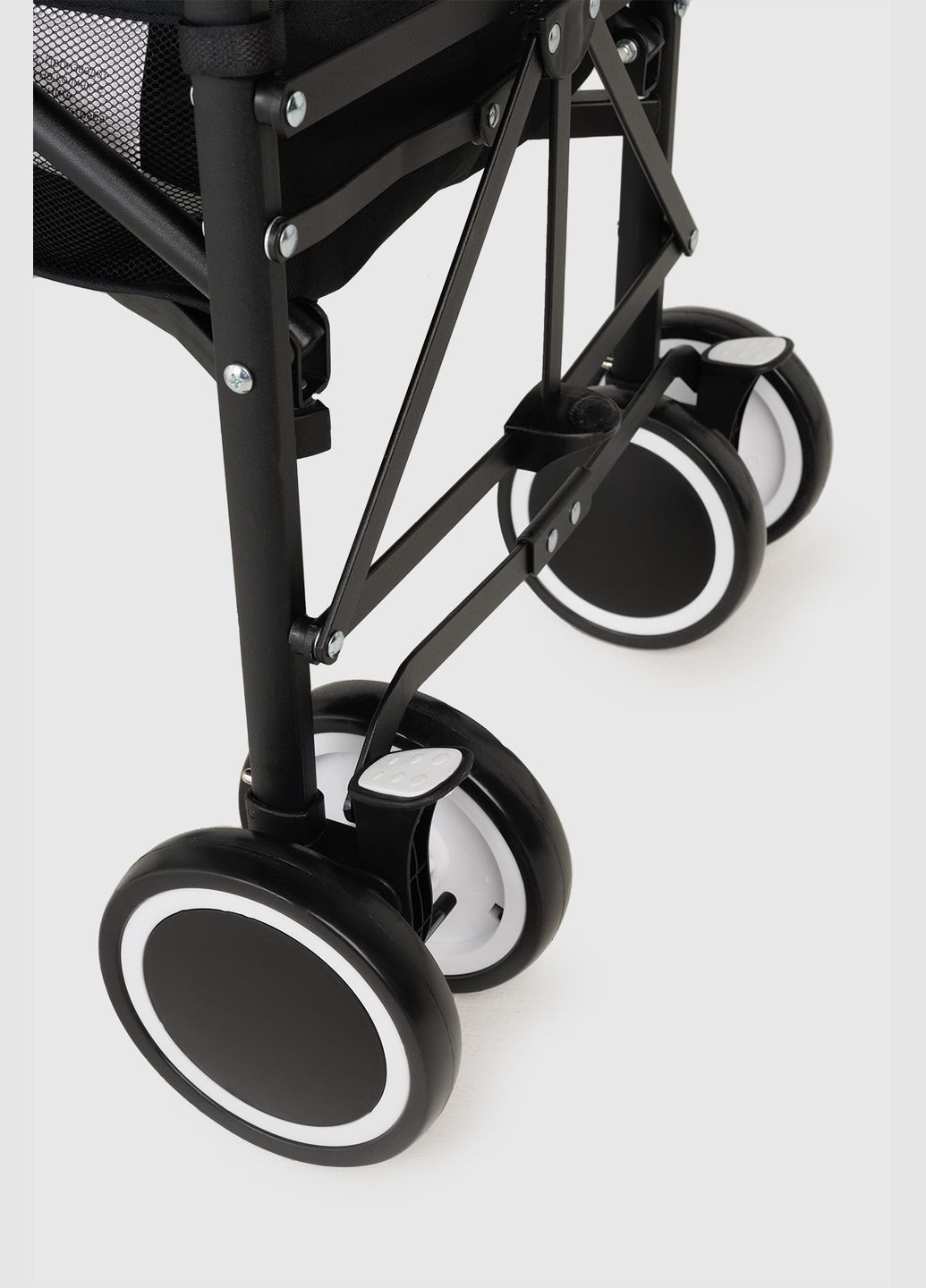 Коляска для ребенка прогулочная 48549 Черно-белый shop (2000990455772) FreeOn (285764451)