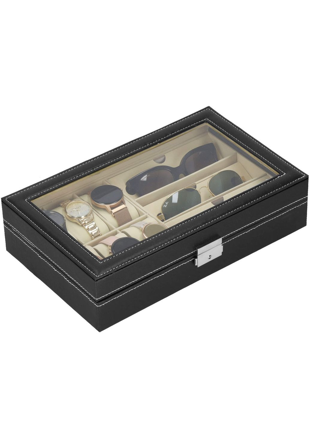 Скринька (органайзер) для зберігання годинників 33 x 20 x 8 см Springos ha1060 (290710148)