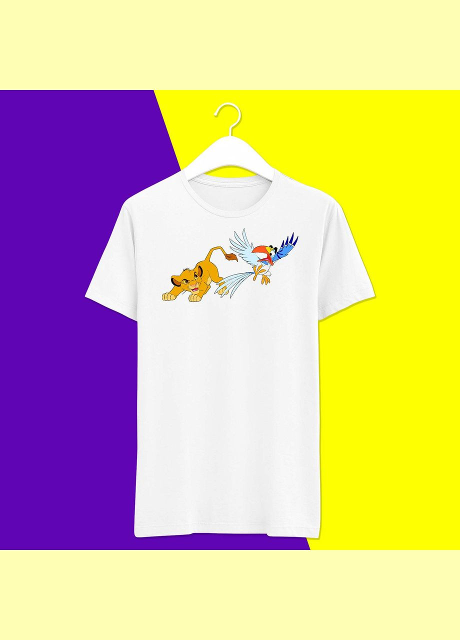 Футболка з принтом Король Лев (Lion King) "Симба та Зазу" Кавун футболка (316345986)